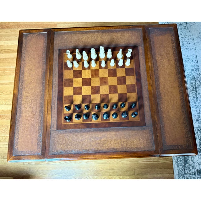 2000 - 2009 Theodore Alexander Game Table For Sale - Image 5 of 9