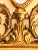 Wood Gilt Carved Wall, Console or Table Mirror With High Open Fleur-De-Lis Pediment For Sale - Image 7 of 13