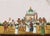 An original Indian Company School gouache painting c.1850 – Procession at the Muharram.A fantastically vivid Indian...