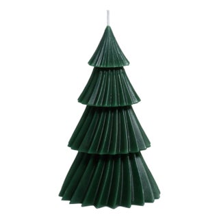 Twinkle Tree Holiday Candles, Set of 6, Green For Sale