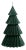 Twinkle Tree Holiday Candles, Set of 6, Green For Sale