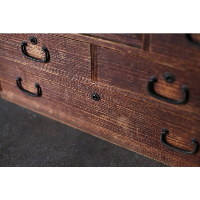 Japanese Antique Drawer 1920s-1940s / Paulownia Chest of Drawer For Sale - Image 12 of 12