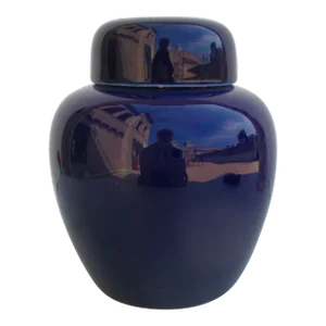 Dark Blue Ginger Jar