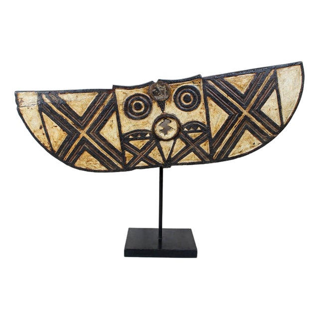Butterfly Bwa Mask on Stand For Sale