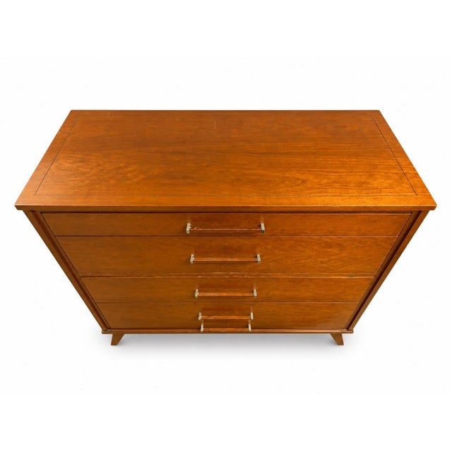 Mid-Century Modern 1950s Mainline by Hooker MCM Solid Cherry Bedroom Set "Manhattan Group" Line, 2 Pieces For Sale - Image 3 of 18