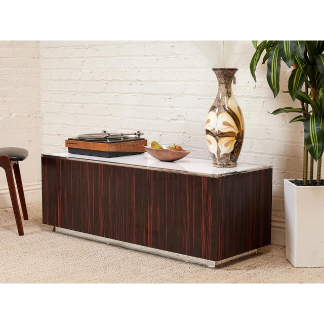 Mid 20th Century Rosewood Long Pedestal For Sale - Image 4 of 9