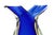 Vintage Sinuous Murano Glass Vase in Blue, Italy, 1980s For Sale - Image 4 of 5