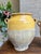 Mustard Pair Antique Provincial French Yellow Glazed Pottery Confit Pot Urn Vase Vessel For Sale - Image 8 of 13