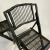 Mid 20th Century Vintage Chinoiserie Black Painted Bamboo & Wood Folding Chairs - A Pair For Sale - Image 5 of 11