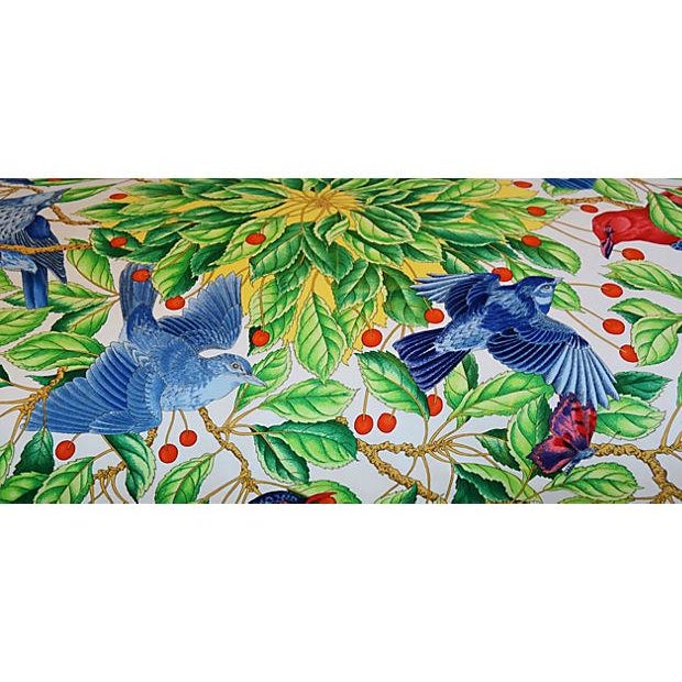 Hermes Custom Floral Bird Silk Feather Down Body Pillow Chairish