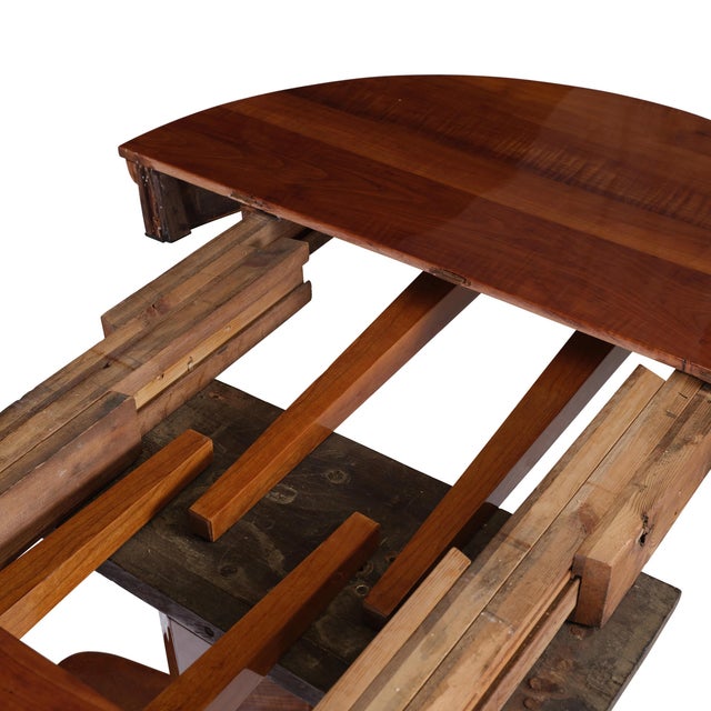 Extendable Salon Table in Cherrywood, 1830s For Sale - Image 4 of 9