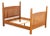 Custom Crafted Mission Style Oak Queen Bed Frame For Sale
