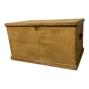 19th Century English Pine Blanket Chest