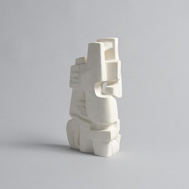 Jan Keustermans, Abstract Sculpture, Plaster For Sale - Image 3 of 18