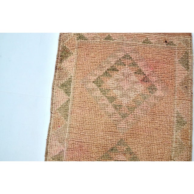 Vintage Earth Tones Oushak Runner For Sale In Phoenix - Image 6 of 10