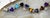 Vintage Mexican 950 Sterling Silver Multi Gemstone Tennis Bracelet For Sale - Image 9 of 17