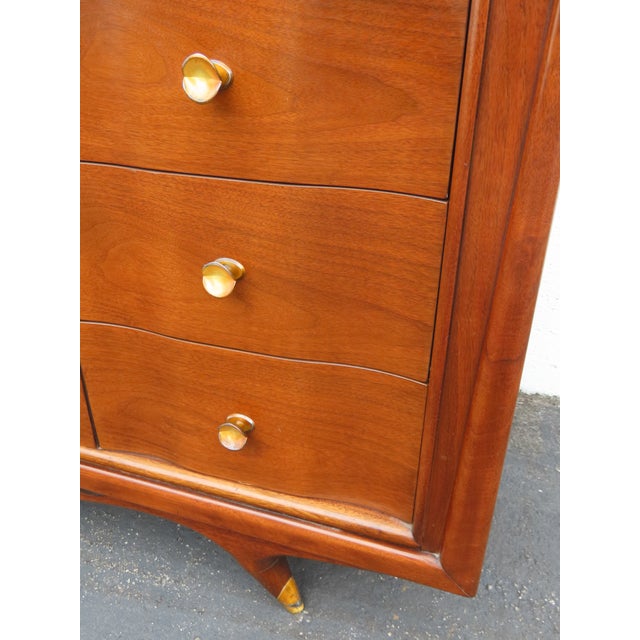 Kent Coffey Mid Century Modern Long Dresser Bathroom Vanity 6892 For Sale - Image 11 of 15