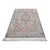 Vintage Sino-Persian Hereke Silk 3x5 White Ivory, Red & Purple Handmade Area Rug #1144265