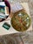 A true slice of old-timey Americana! This vividly colored little bowl is an excellent example of a popular craft during...