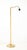 Gold 1950s Mid-Century Modern Solid Brass Swing Arm French Floor Lamp For Sale - Image 8 of 12