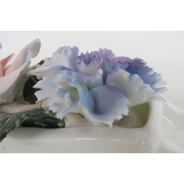 Cotswold Florals English Bone China Wheelbarrow of Flowers Figurine 5159b For Sale - Image 18 of 18