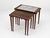 1960s Rosewood Nesting Tables with Ceramic Tiles, Denmark, 1960s, Set of 3 For Sale - Image 5 of 18