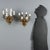 Pair of gilt bronze wall lights from Italy, late 19th century, featuring six lights elegantly distributed over three...