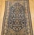 Navy Blue Antique Malayer Area Rug, Hand-Knotted Wool, Geometric Pattern, 4x7, Navy & Ivory For Sale - Image 8 of 16