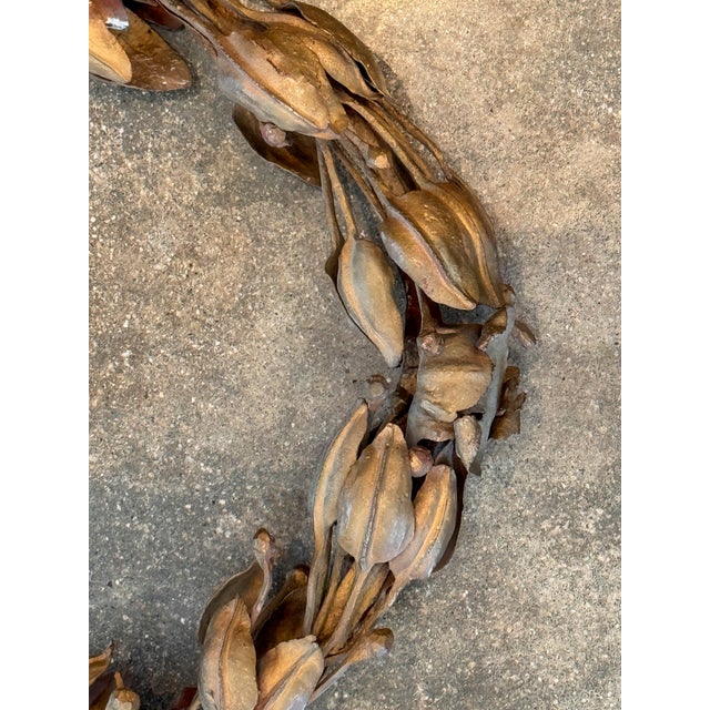19th Century Tole Wreath For Sale - Image 9 of 9
