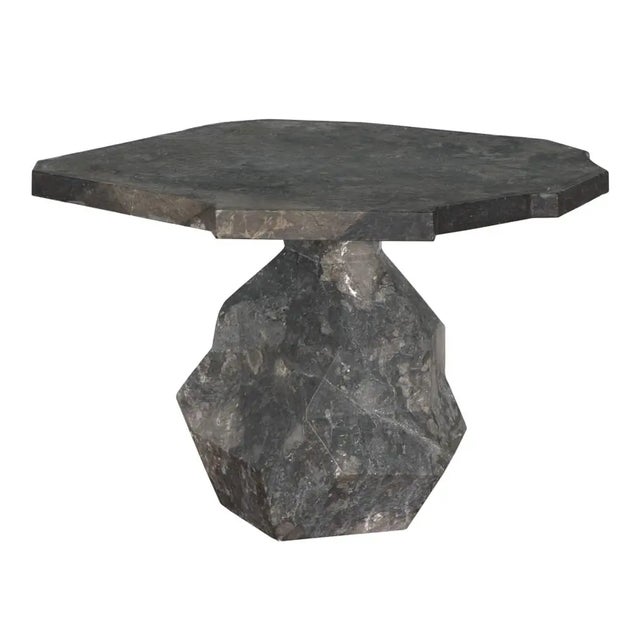 NOIR Rind Table, Black Marble For Sale In Los Angeles - Image 6 of 8