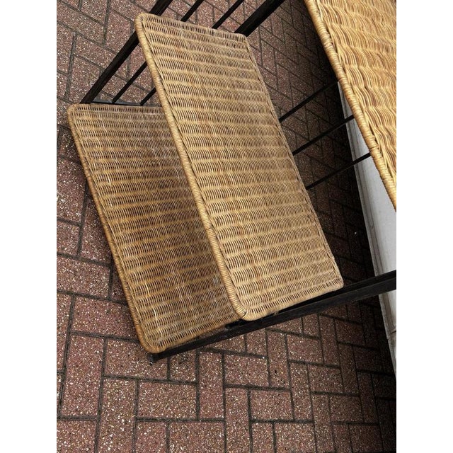 Gold Cast Iron Bakers Rack For Sale - Image 8 of 17