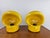 Set of very rare table lamps by Enzo Biolo for Il Picchio. Beautiful vibrant colour. Near mint condition. Organic shapes...