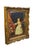 Late 20th century portrait oil painting on burlap canvas after a work depicting the infant Prince Philip Prospero,...