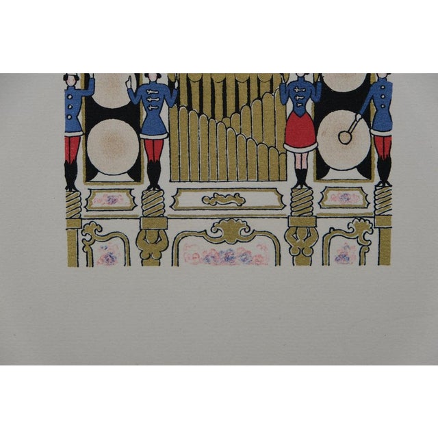 Lucien Boucher, L'orgue, Lithograph For Sale - Image 4 of 6