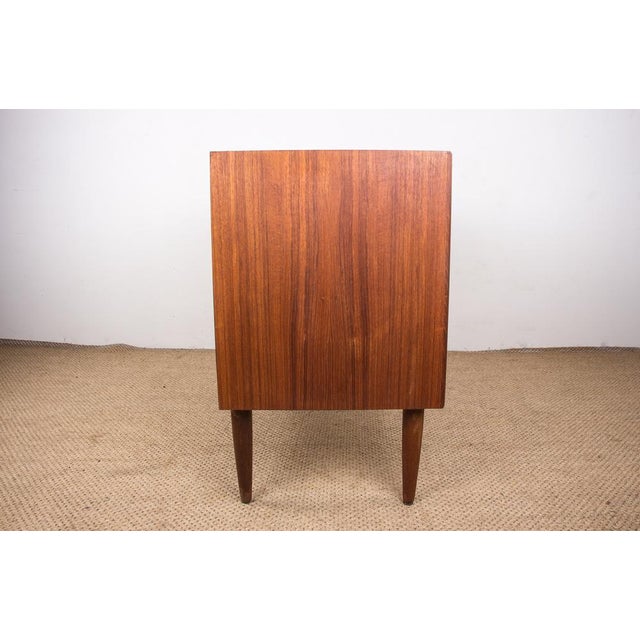 Brown Small Danish Teak Sideboard, 1960s For Sale - Image 8 of 17