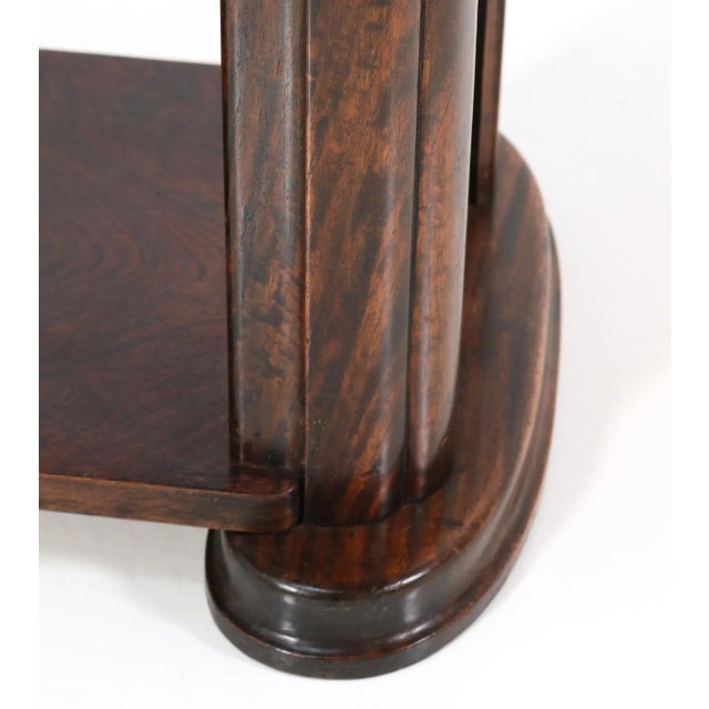 Art Deco Walnut Coffee Table from Broeders Rens Amsterdam, 1930s For Sale - Image 9 of 10