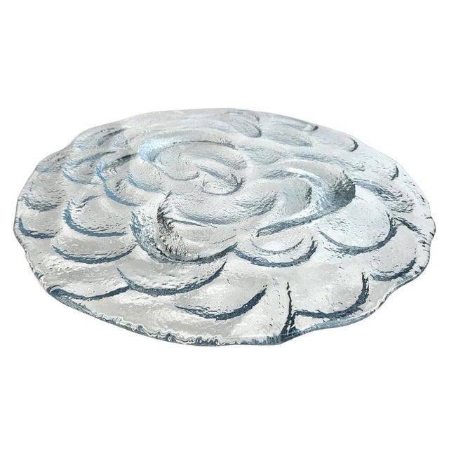 1970s Blenko Glass Cumulus Platter Designed by Don Shepherd For Sale - Image 11 of 11