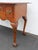 Brown Early 1900s Ball and Claw Feet Burlwood Writing Office Desk 6392 For Sale - Image 8 of 18