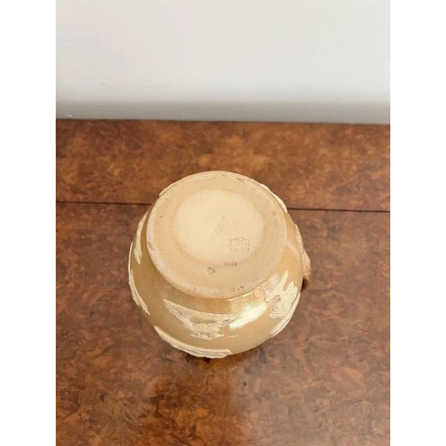 Antique Victorian Harvest Jug from Doulton Lambeth, 1880s For Sale - Image 3 of 6