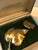 Gold 1950s Krementz 14k Gold Overlay Leaf Brooch For Sale - Image 8 of 9