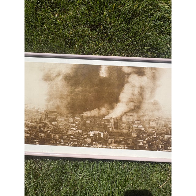 American Panoramic Photo of San Francisco Fire April 16, 1908 For Sale - Image 3 of 7