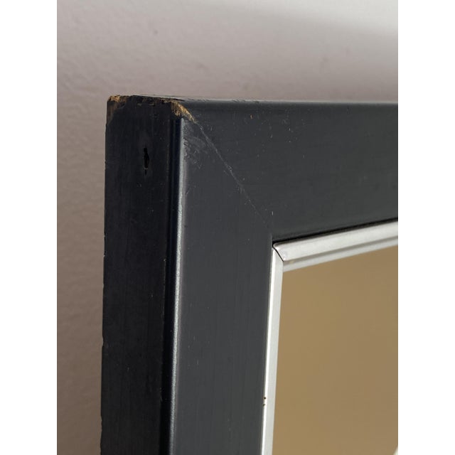 Black Large Op Art Mirror, England, 1970s For Sale - Image 8 of 18