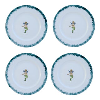 P23 Dinner Plates by Lithian Ricci, Set of 4 For Sale