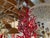 1980s Coastal Large Iron Faux Coral Oval Chandelier For Sale In West Palm - Image 6 of 9