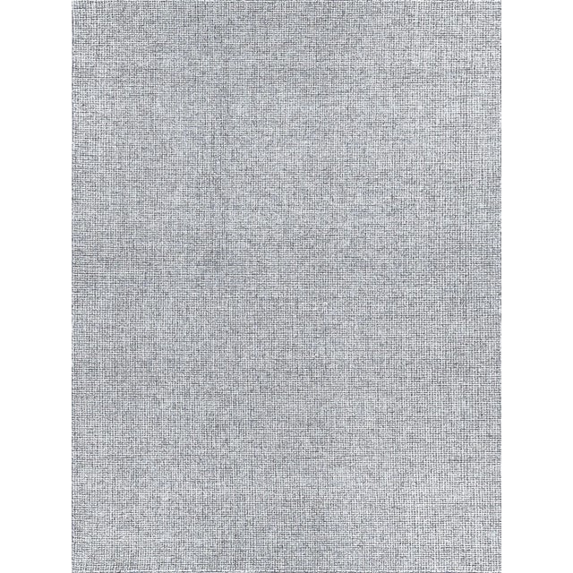 Textile Exquisite Rugs Caprice Tufted New Zealand Wool & Cotton Navy Blue/Ivory Rug-8'X10' For Sale - Image 7 of 7