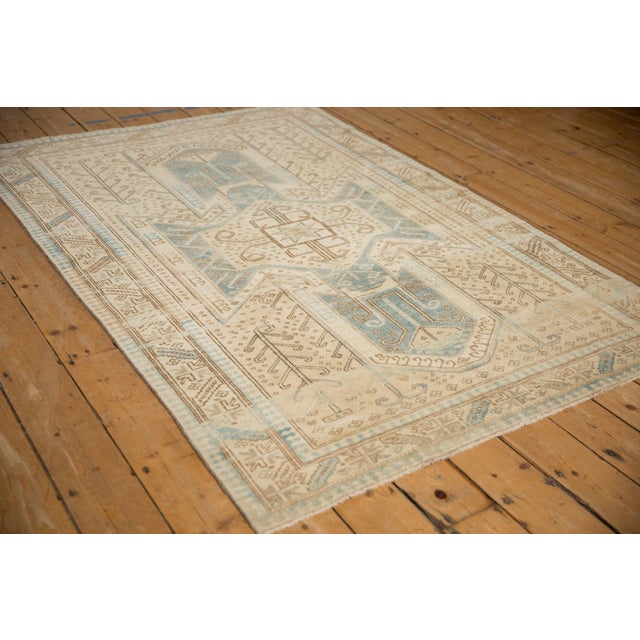 1980s Vintage Distressed Oushak Rug - 4'7" x 6'9" For Sale - Image 5 of 11