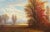 "Early Autumn on the Housatonic," 1875 by Hudson River School artist Charles T. Phelan (Born 1840) is oil on board and...