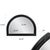 Wood George Arched Mirror Black For Sale - Image 7 of 9
