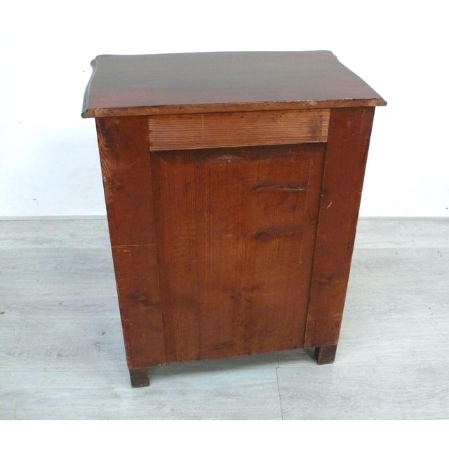 Small Antique Cabinet in Dark Mahogany, 1890s For Sale - Image 4 of 7