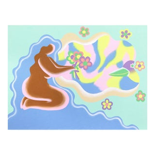 "Birdy" Original Artwork by Amy Tai For Sale